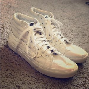 White High Top Vans!